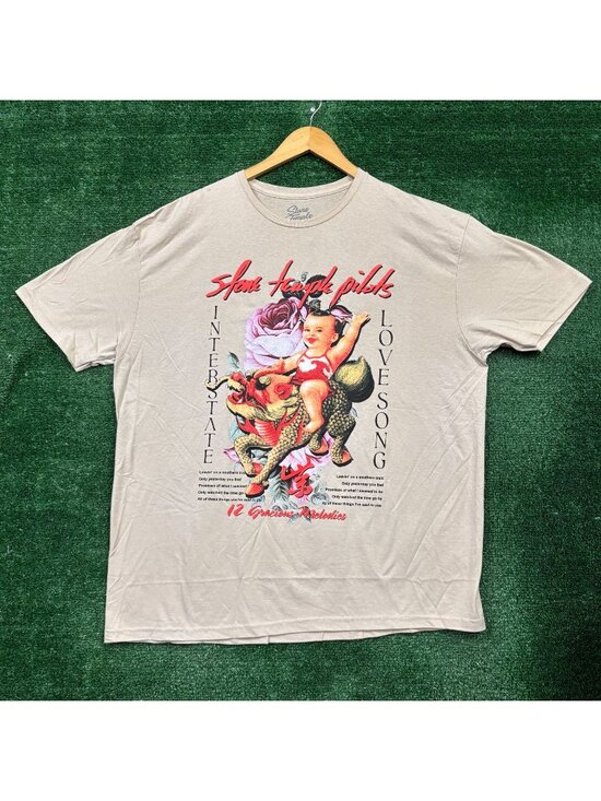 Stone Temple Pilots Other - Stone Temple Pilots Purple Interstate Love Song Rock Band T-Shirt Size 2XL